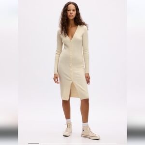 BNWT GAP CashSoft Rib Midi Sweater Dress